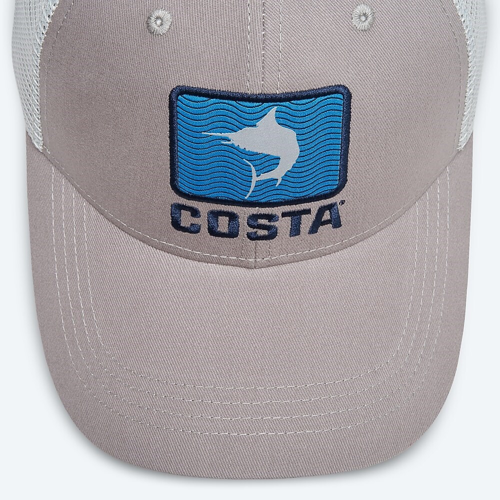 Costa Del Mar Marlin Waves Trucker - Gray
