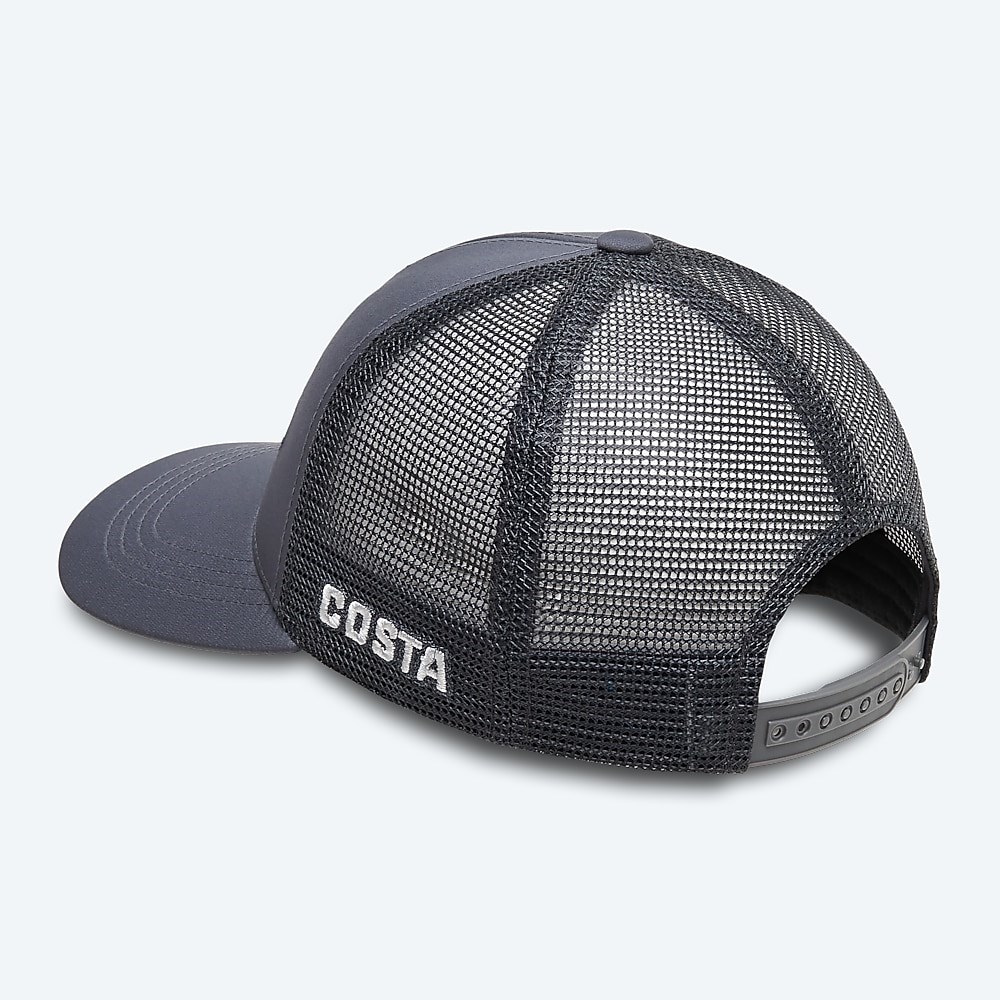 Costa Del Mar Tuna Stitched Trucker - Gray