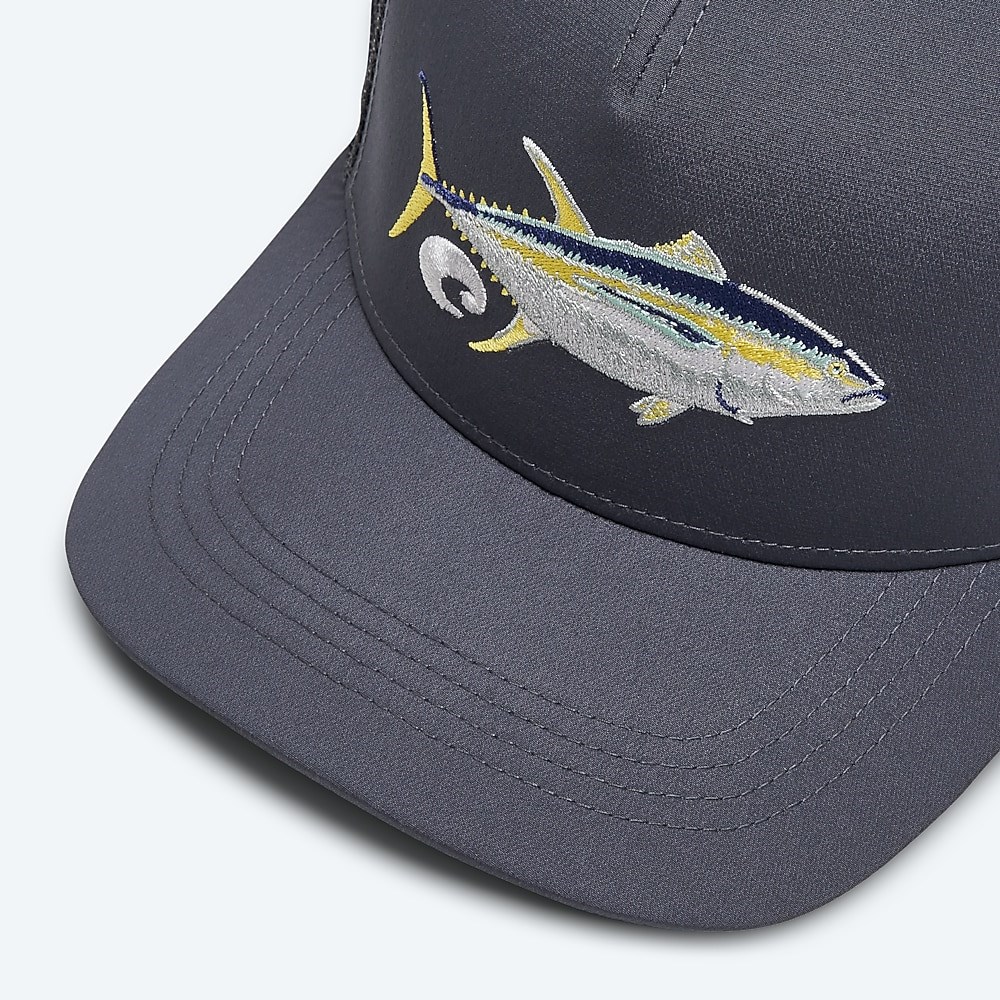 Costa Del Mar Tuna Stitched Trucker - Gray