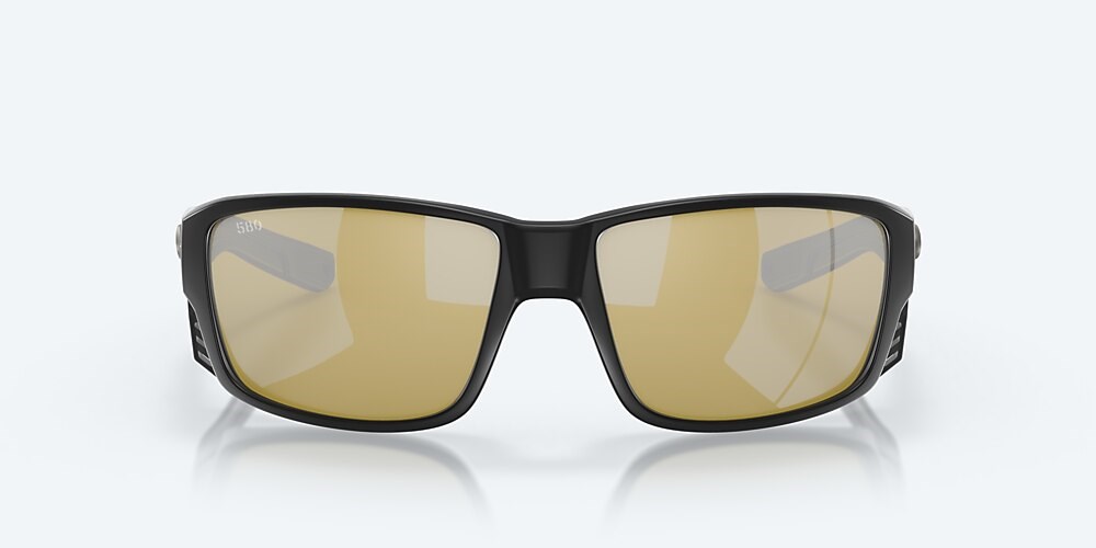 Costa Del Mar Tuna Alley PRO - Matte Black - Sunrise Silver Mirror Polarized Glass (580G)