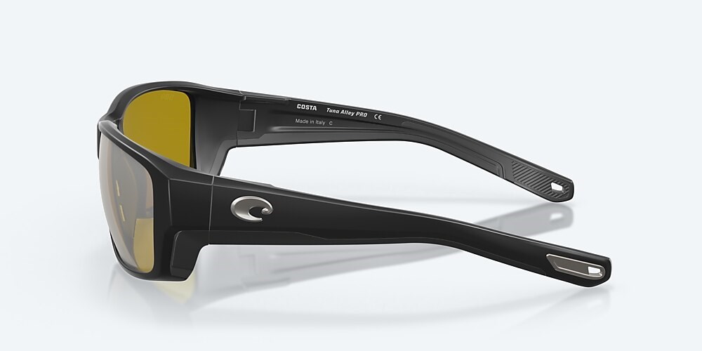 Costa Del Mar Tuna Alley PRO - Matte Black - Sunrise Silver Mirror Polarized Glass (580G)