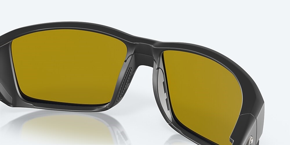 Costa Del Mar Tuna Alley PRO - Matte Black - Sunrise Silver Mirror Polarized Glass (580G)