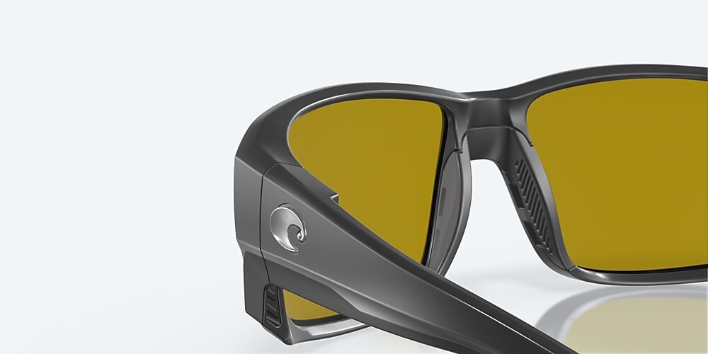 Costa Del Mar Tuna Alley PRO - Matte Black - Sunrise Silver Mirror Polarized Glass (580G)