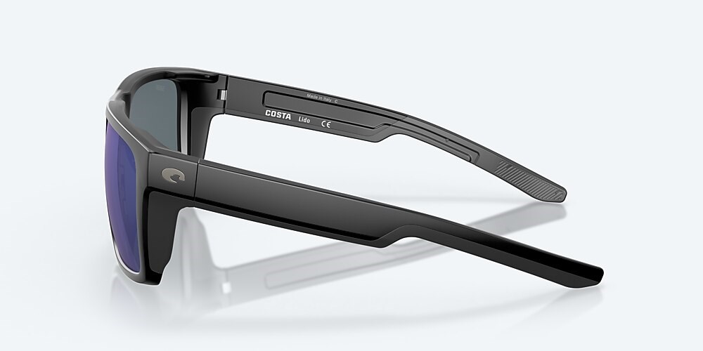 Costa Del Mar Lido - Matte Black - Blue Mirror Polarized Polycarbonate (580P)