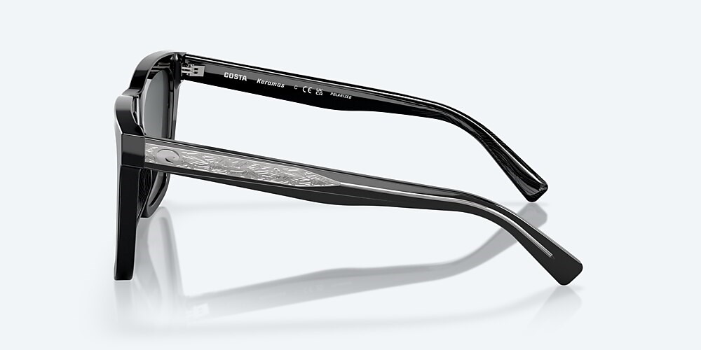 Costa Del Mar Keramas - Black - Gray Gradient Polarized Glass (580G)