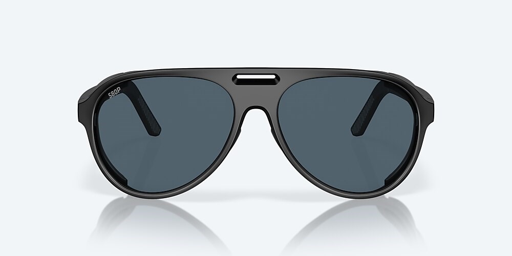 Costa Del Mar Grand Catalina - Matte Black - Gray Polarized Polycarbonate (580P)