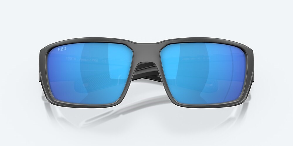 Costa Del Mar Fantail PRO - Matte Gray - Blue Mirror Polarized Glass (580G)
