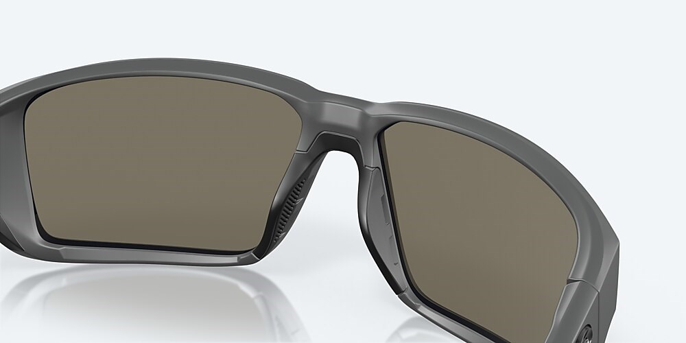 Costa Del Mar Fantail PRO - Matte Gray - Blue Mirror Polarized Glass (580G)