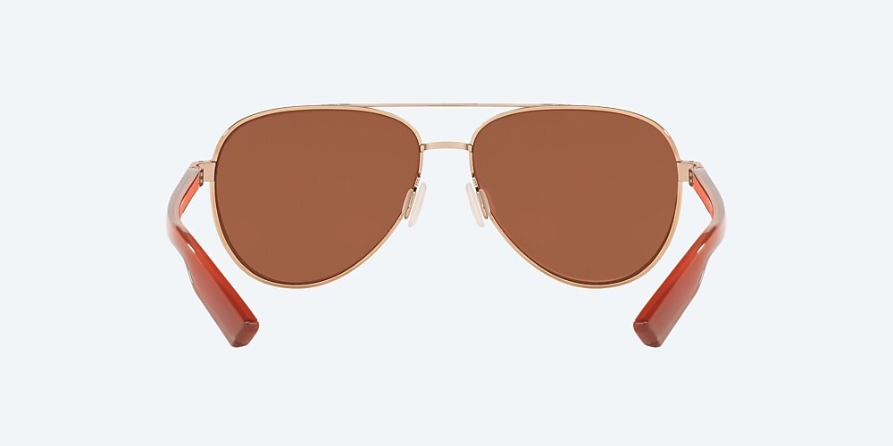 Costa Del Mar Peli - Shiny Rose Gold - Copper Silver Mirror Polarized Polycarbonate (580P)
