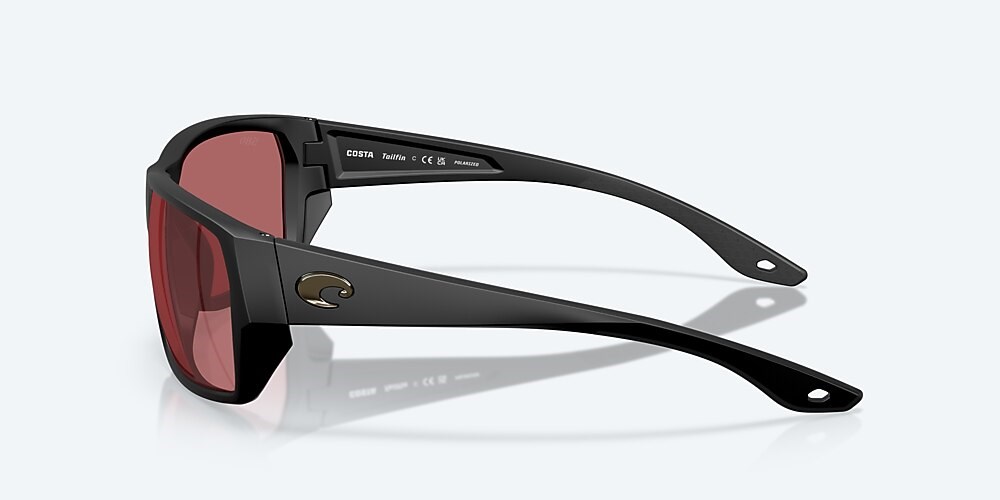 Costa Del Mar Tailfin - Matte Black - Rose Polarized Glass (580G)