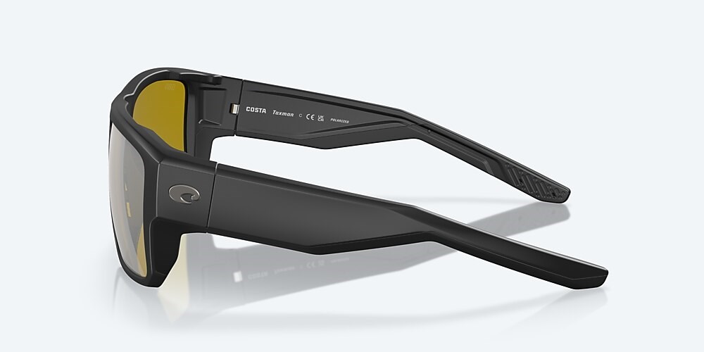 Costa Del Mar Taxman - Matte Black - Sunrise Silver Mirror Polarized Glass (580G)
