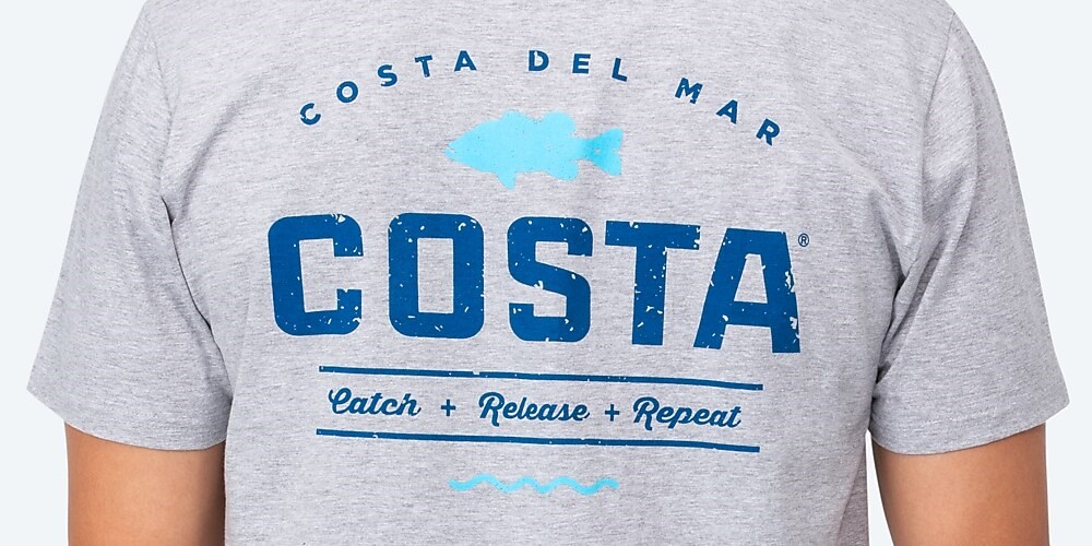 Costa Del Mar Topwater SS - Heather Gray