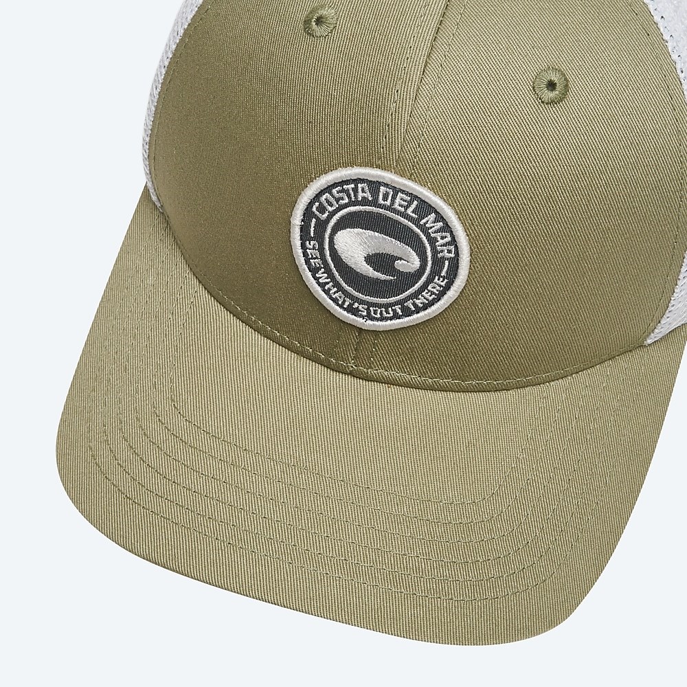 Costa Del Mar Medallion Trucker - Moss