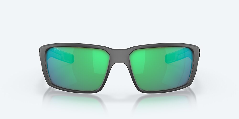 Costa Del Mar Fantail PRO - Matte Gray - Green Mirror Polarized Glass (580G)