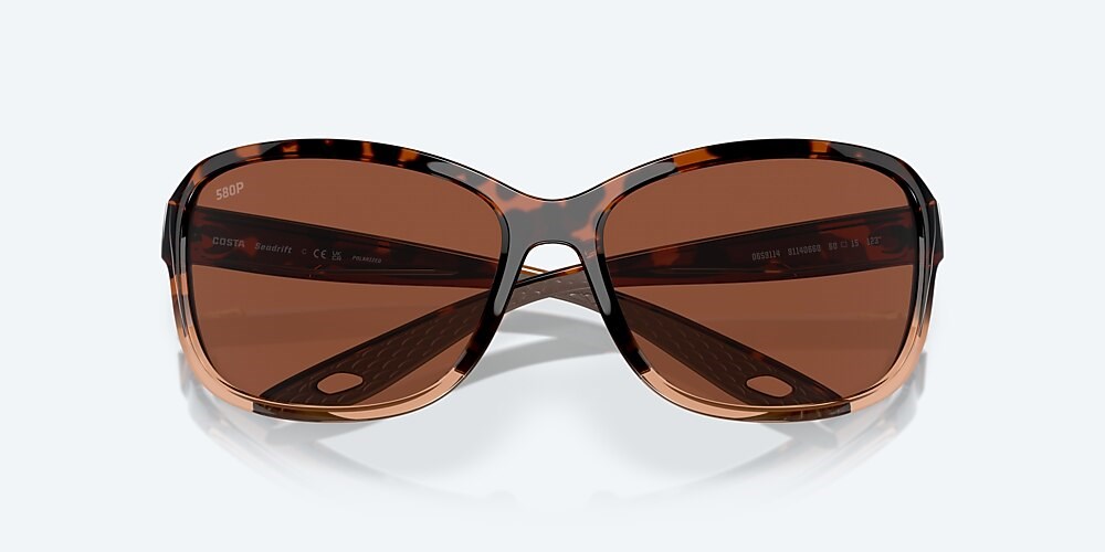 Costa Del Mar Seadrift - Shiny Tortoise Fade - Copper Polarized Polycarbonate (580P)