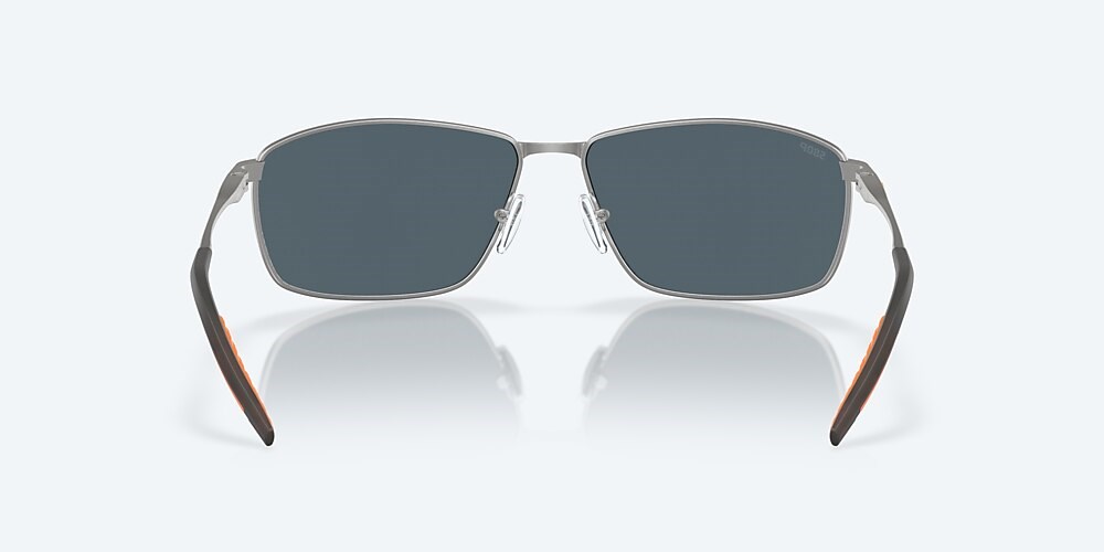 Costa Del Mar Turret - Matte Silver - Gray Silver Mirror Polarized Polycarbonate (580P)