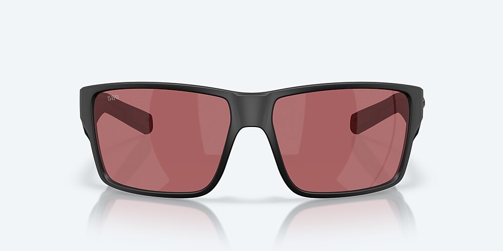 Costa Del Mar Reefton PRO - Matte Black - Rose Polarized Glass (580G)