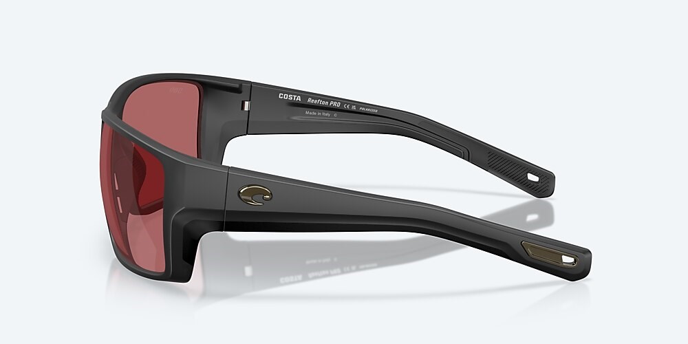 Costa Del Mar Reefton PRO - Matte Black - Rose Polarized Glass (580G)