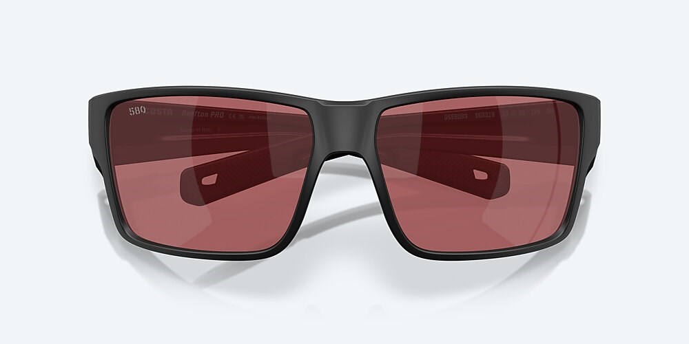 Costa Del Mar Reefton PRO - Matte Black - Rose Polarized Glass (580G)