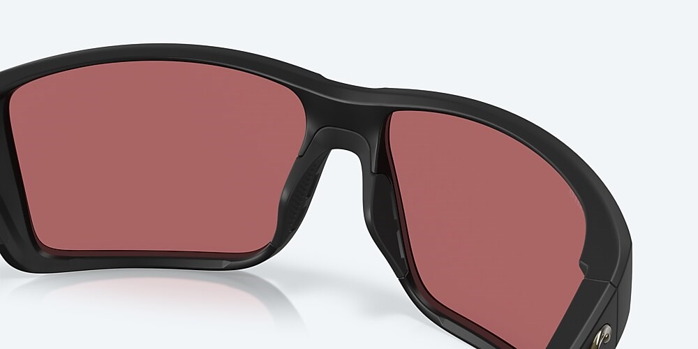 Costa Del Mar Reefton PRO - Matte Black - Rose Polarized Glass (580G)