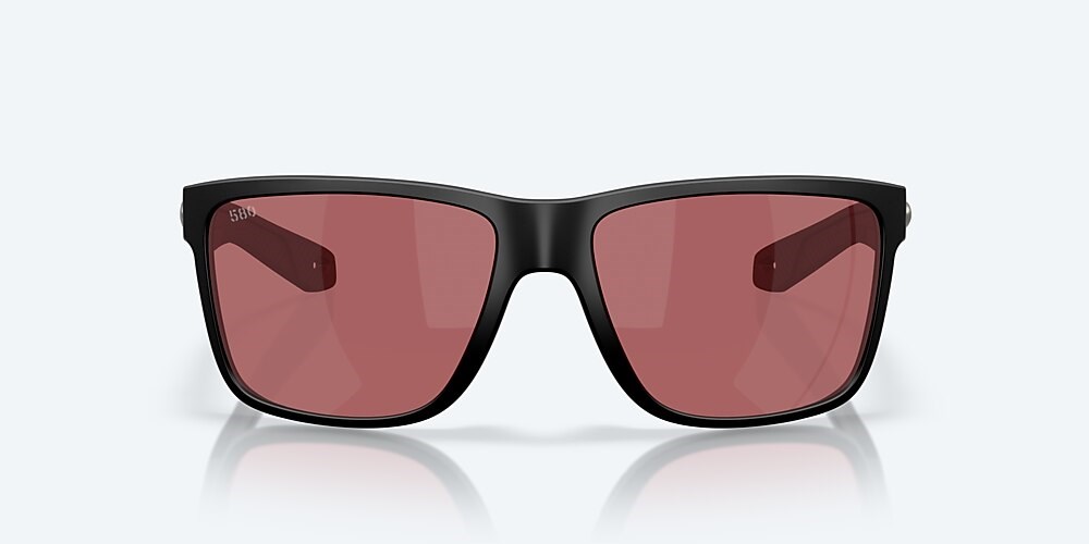 Costa Del Mar Broadbill II - Matte Black - Rose Polarized Glass (580G)