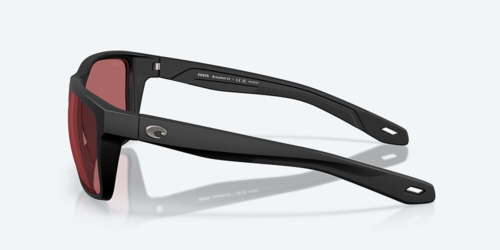 Costa Del Mar Broadbill II - Matte Black - Rose Polarized Glass (580G)