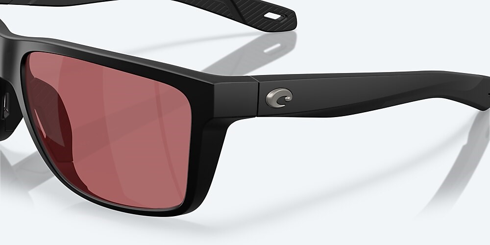 Costa Del Mar Broadbill II - Matte Black - Rose Polarized Glass (580G)