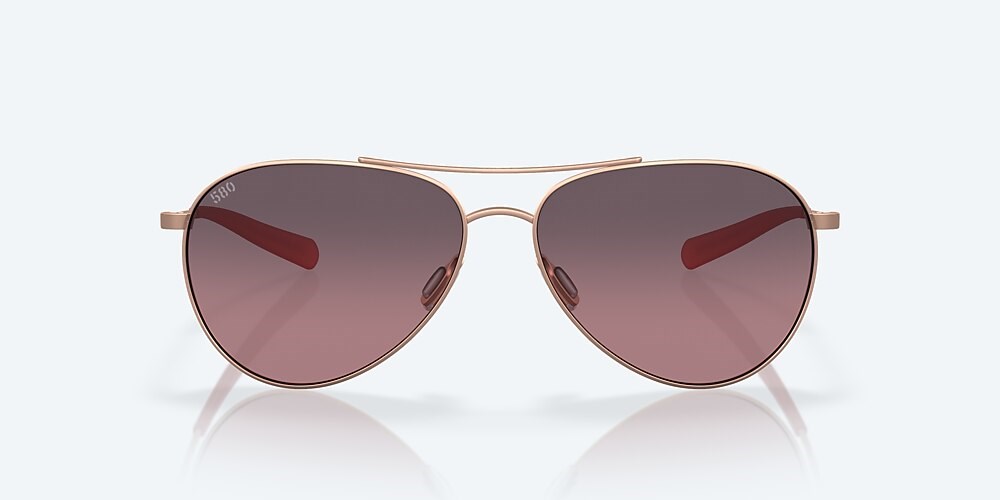 Costa Del Mar Piper - Satin Rose Gold - Rose Gradient Polarized Glass (580G)