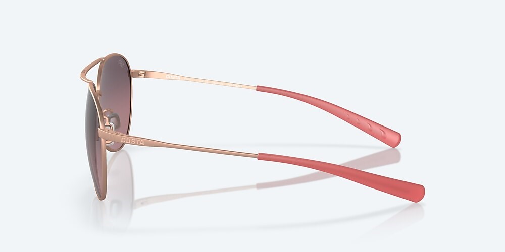 Costa Del Mar Piper - Satin Rose Gold - Rose Gradient Polarized Glass (580G)