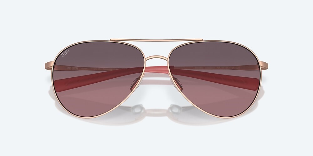 Costa Del Mar Piper - Satin Rose Gold - Rose Gradient Polarized Glass (580G)