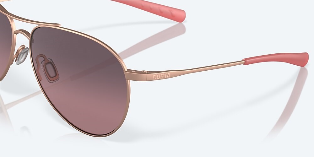 Costa Del Mar Piper - Satin Rose Gold - Rose Gradient Polarized Glass (580G)