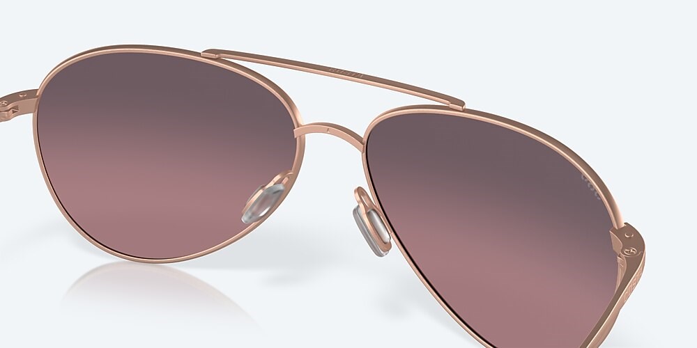 Costa Del Mar Piper - Satin Rose Gold - Rose Gradient Polarized Glass (580G)