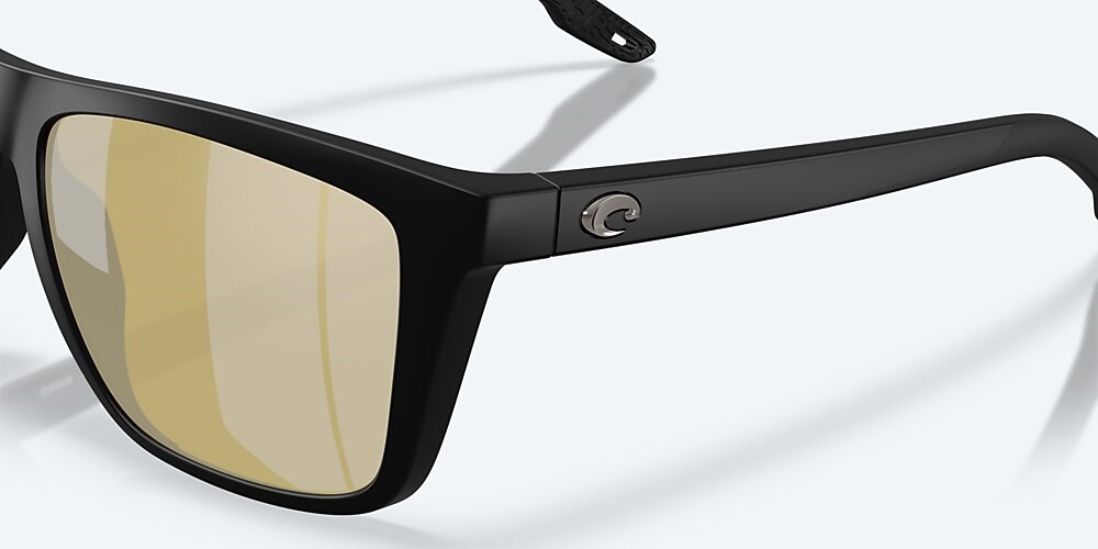 Costa Del Mar Mainsail XL - Matte Black - Sunrise Silver Mirror Polarized Glass (580G)