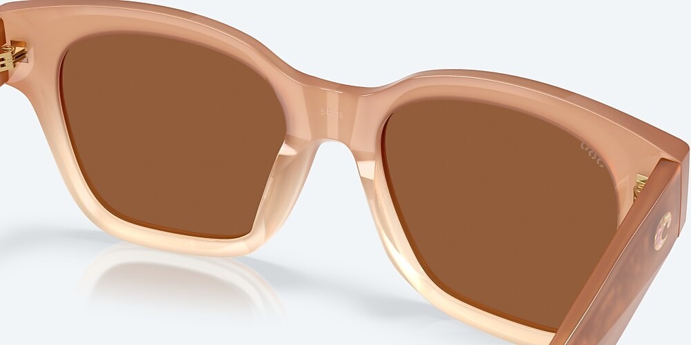 Costa Del Mar Nusa - Sandbar - Copper Silver Mirror Polarized Glass (580G)