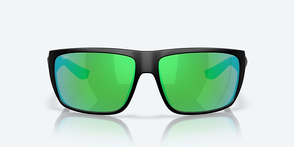 Costa Del Mar Fly Line - Matte Black - Green Mirror Polarized Polycarbonate (580P)