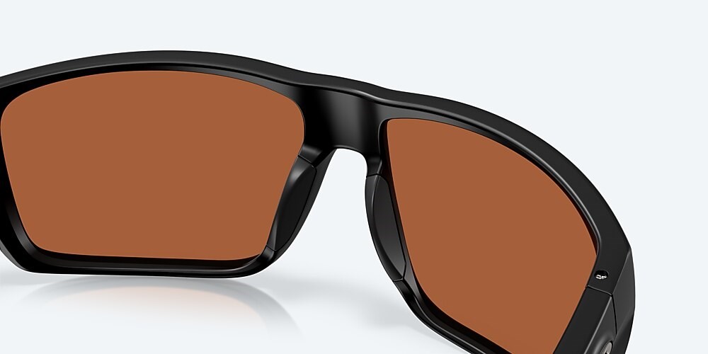 Costa Del Mar Fly Line - Matte Black - Green Mirror Polarized Polycarbonate (580P)