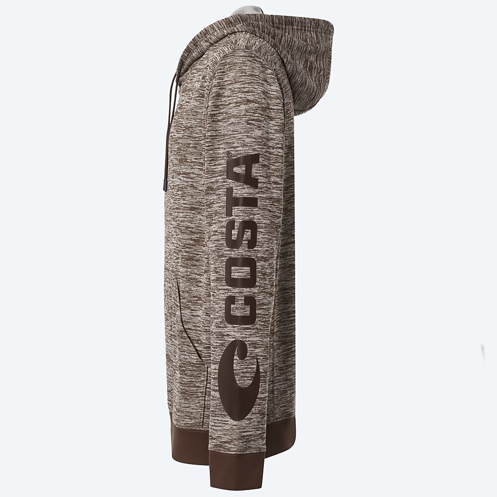 Costa Del Mar Tech Fleece Hoody - Storm Grey Heather