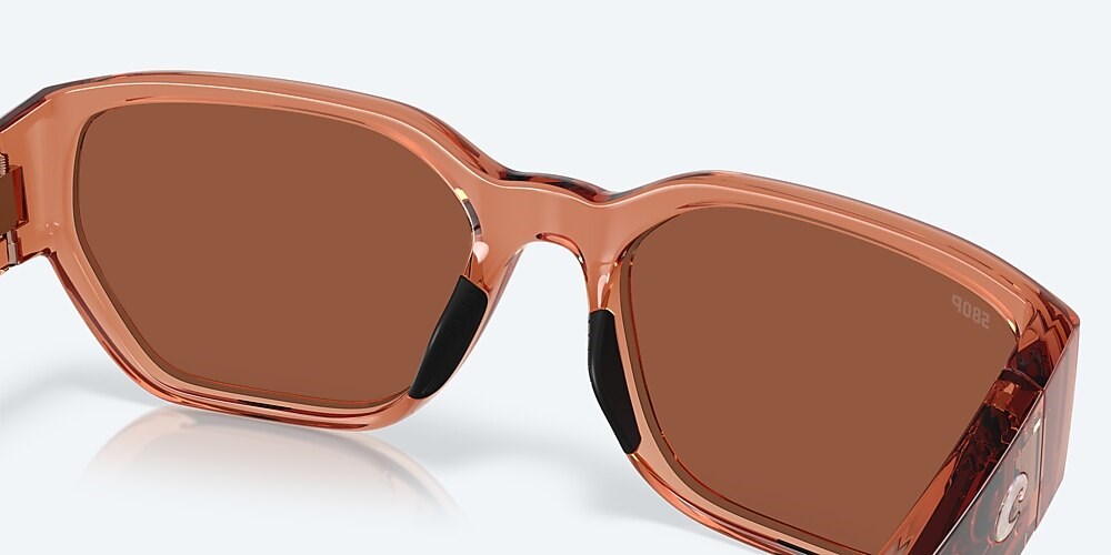 Costa Del Mar Clemente - Translucent Pink Sands - Copper Polarized Polycarbonate (580P)
