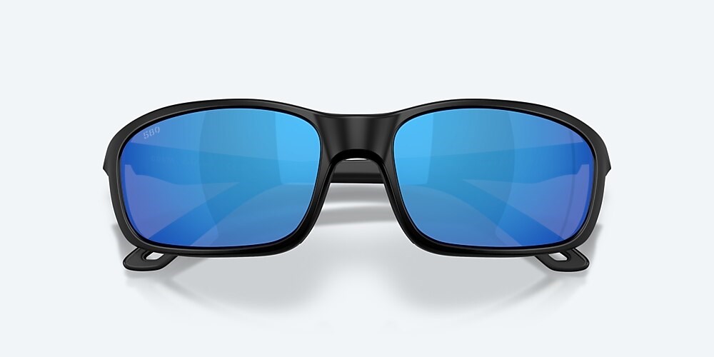 Costa Del Mar Brine II - Matte Black - Blue Mirror Polarized Glass (580G)