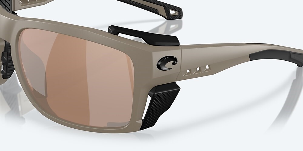 Costa Del Mar King Tide 8 - Matte Sand - Copper Silver Mirror Polarized Glass (580G)