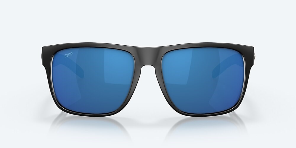 Costa Del Mar Spearo XL - Matte Black - Blue Mirror Polarized Polycarbonate (580P)