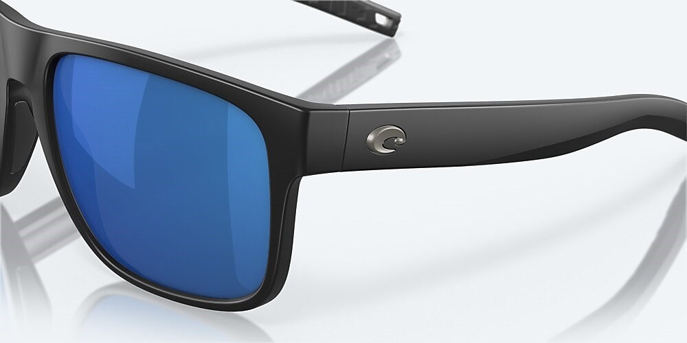 Costa Del Mar Spearo XL - Matte Black - Blue Mirror Polarized Polycarbonate (580P)