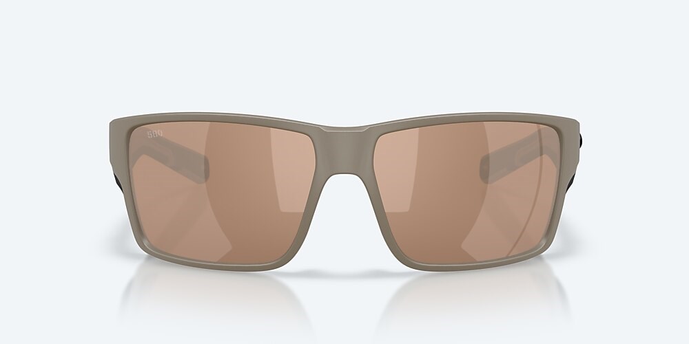 Costa Del Mar Reefton PRO - Matte Sand - Copper Silver Mirror Polarized Glass (580G)