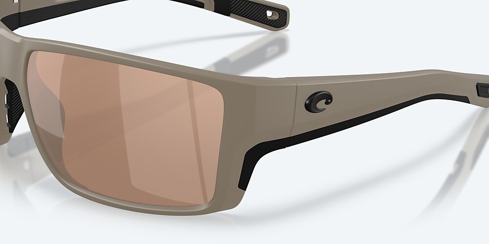 Costa Del Mar Reefton PRO - Matte Sand - Copper Silver Mirror Polarized Glass (580G)
