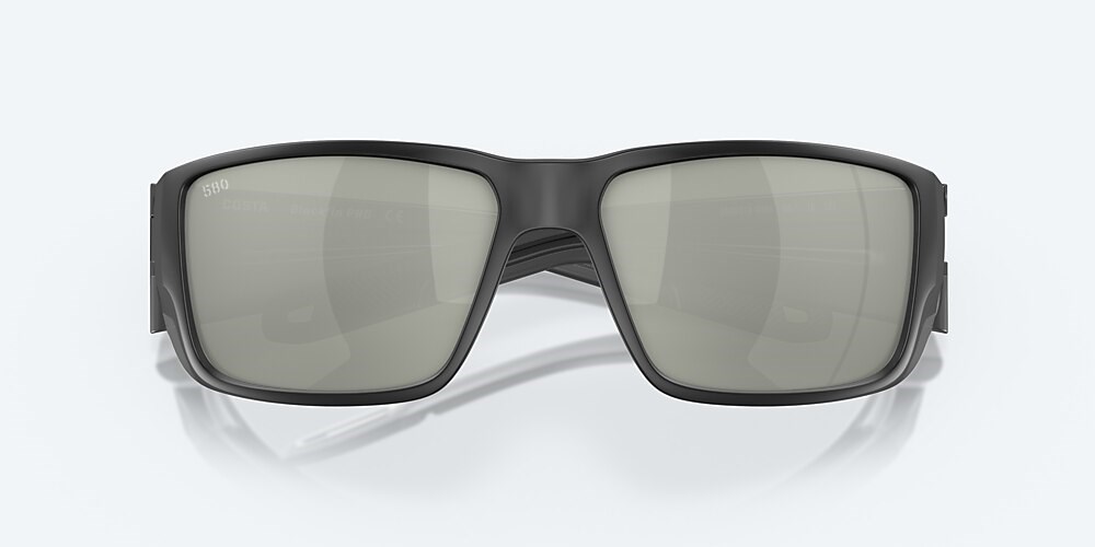 Costa Del Mar Blackfin PRO - Matte Black - Gray Silver Mirror Polarized Glass (580G)