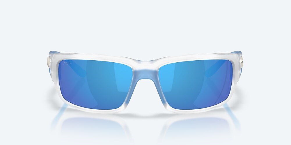 Costa Del Mar Fantail - Matte Clear - Blue Mirror Polarized Glass (580G)