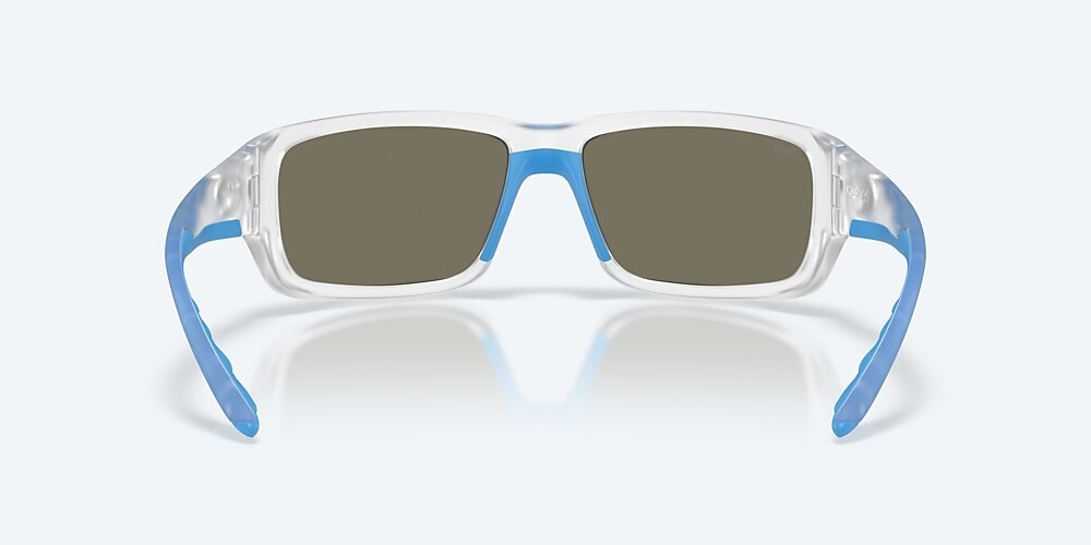Costa Del Mar Fantail - Matte Clear - Blue Mirror Polarized Glass (580G)
