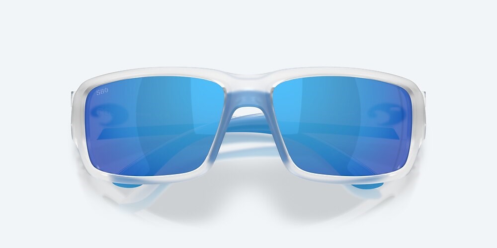 Costa Del Mar Fantail - Matte Clear - Blue Mirror Polarized Glass (580G)