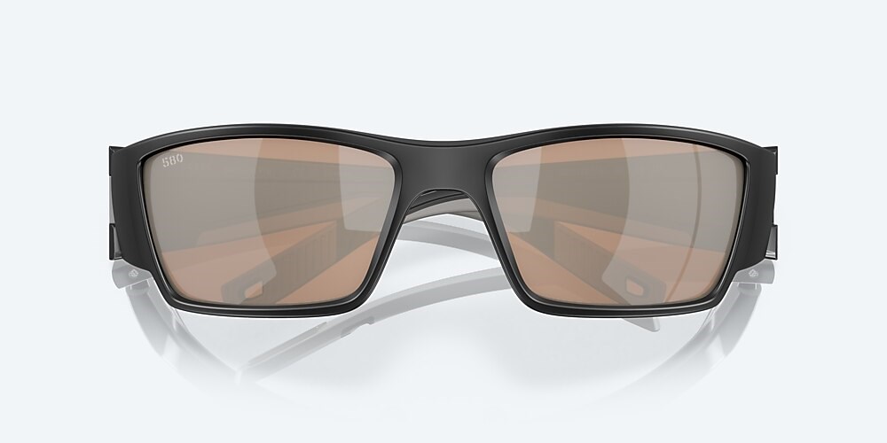 Costa Del Mar Corbina PRO - Matte Black - Copper Silver Mirror Polarized Glass (580G)