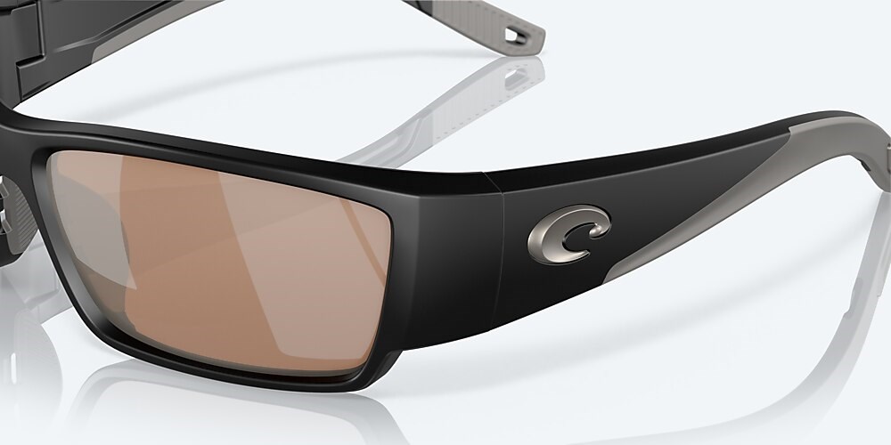 Costa Del Mar Corbina PRO - Matte Black - Copper Silver Mirror Polarized Glass (580G)